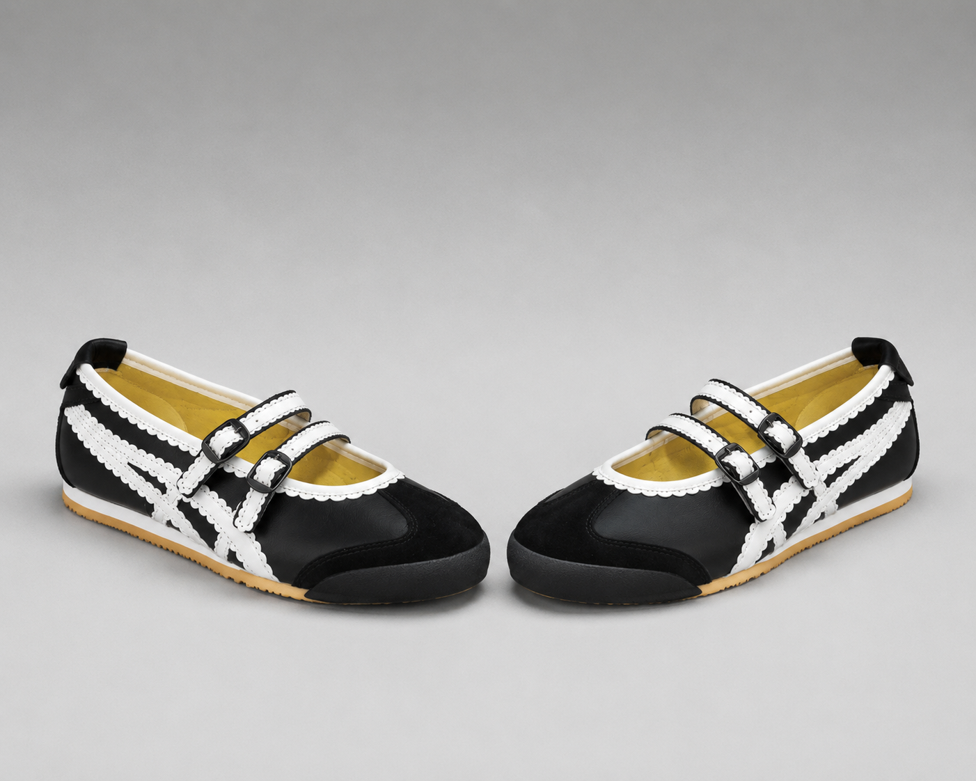 asics onitsuka tiger ballet flats black